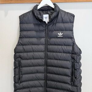 Adidas Men's Black Puffer Vest XL
